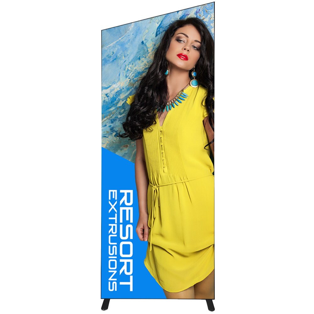 VAIL-120DB Backlit Black Freestyle 3ft x 8ft — Double Sided Graphic Only
